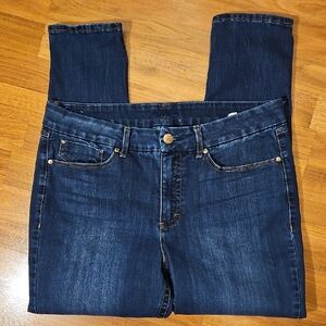 Seven7 Tummy Less High Rise Skinny Jeans Size 16